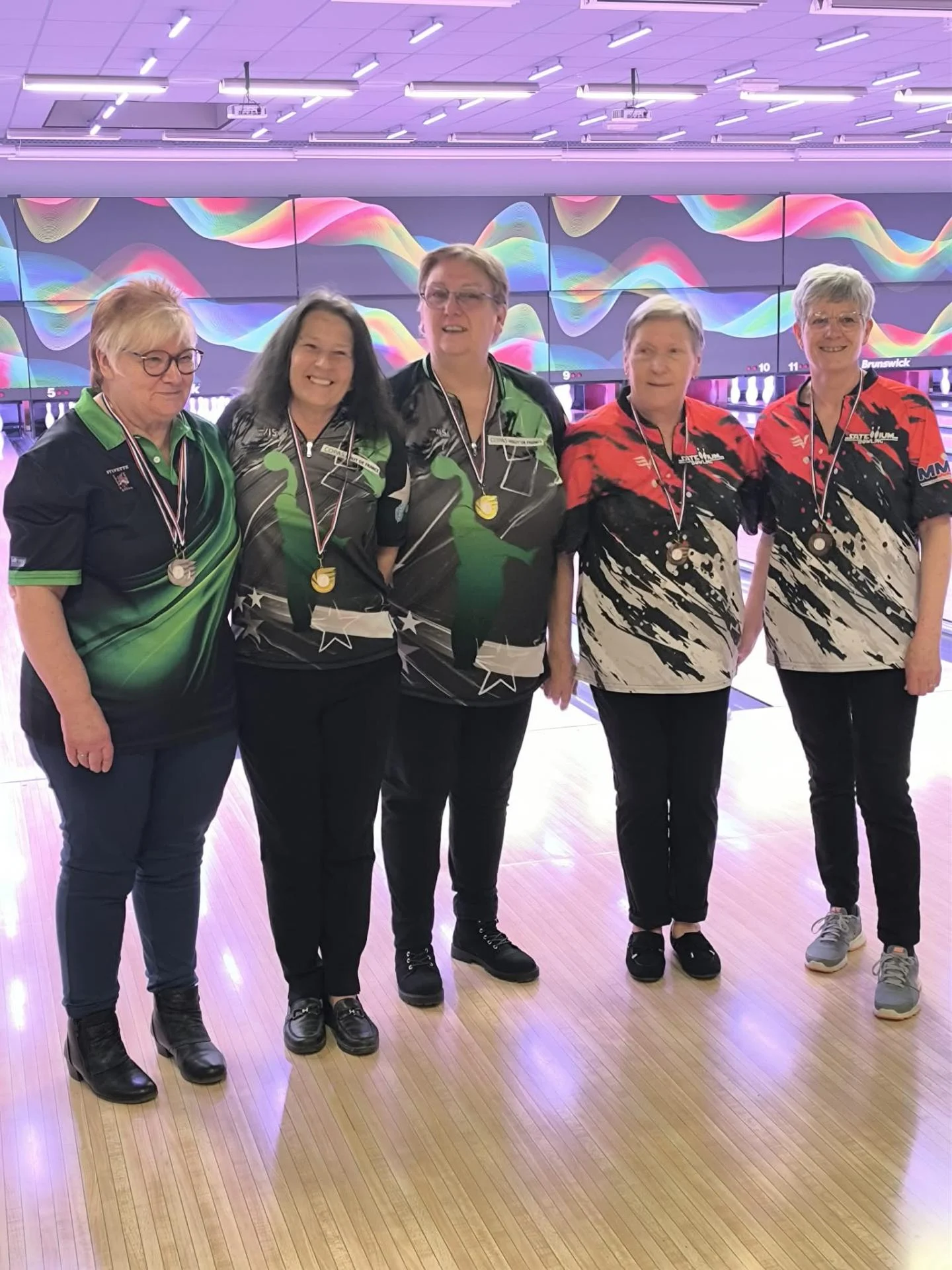 Seniors B Dames (photo de podium incomplète)